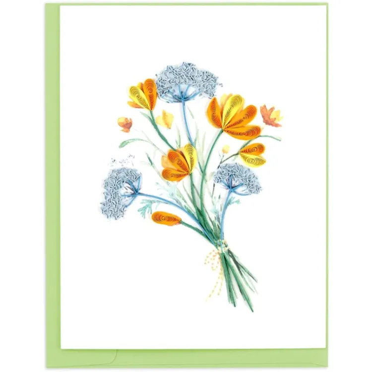 Fashion Wildflowers Quilling Cards Boxed Set Bird & Flower Cards