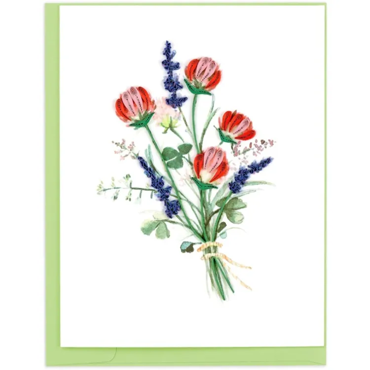Fashion Wildflowers Quilling Cards Boxed Set Bird & Flower Cards