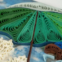 Online Woman with a Parasol Monet Quilling Card Famous Painting Cards