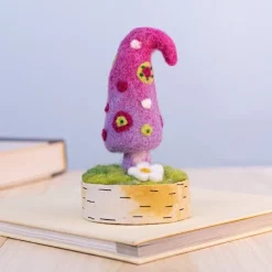 Discount Woodland Felt Mushroom Purple Paradise Felt Flowers