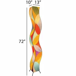 New Wrapped Wave Floor Leaf Lamp Leaf Lamps