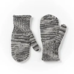 Hot Yoko Mittens Smoke Knitwear