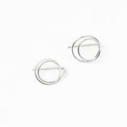 Fashion Zomi Open Circle Earrings Sterling Silver Earrings