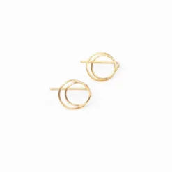 Hot Zomi Open Circle Earrings 14K Gold Earrings